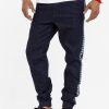 Spodnie Smoke Story Group | Spodnie Jeansowe Jogger Ze Sciagaczem Niebieskie Premium White Lampas