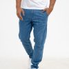 Spodnie Smoke Story Group | Spodnie Jeansowe Ze Sciagaczem Skinny Classic Jasne Niebieskie