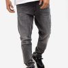 Spodnie Smoke Story Group | Spodnie Jeansowe Ze Sciagaczem Skinny Small Ssg Dark Grey